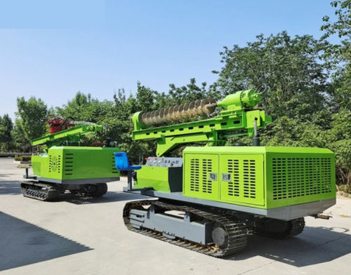 Enfonce-pieux hydraulique - Zhengzhou Yugong Construction Machinery Co., Ltd. - pour applications photovoltaïques / avec support en H