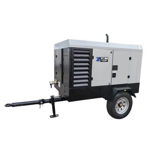 Compresseur à vis - YGY series - Zhengzhou Yugong Construction Machinery Co., Ltd. - d'air / stationnaire / portable