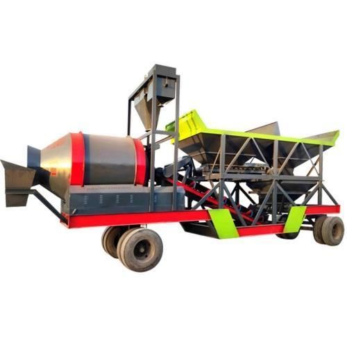 Centrale à béton mobile - YG series - Zhengzhou Yugong Construction Machinery Co., Ltd. - à 2 axes / compacte / avec convoyeur à bande