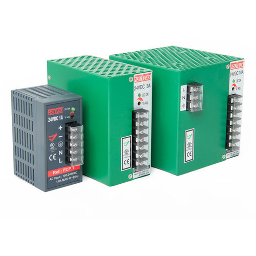 Alimentation électrique sur rail DIN - FCP series - POLYLUX - AC/DC / régulée / stabilisée