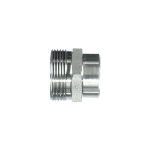 Adaptateur hydraulique pour tuyaux - Rubrik 5.4  - PH Industrie-Hydraulik GmbH & Co. KG - fileté / en acier inoxydable / droit