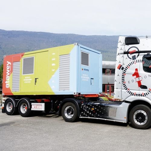 Station de ravitaillement d'hydrogène - Atawey SAS - mobile / fixe / 350 bar