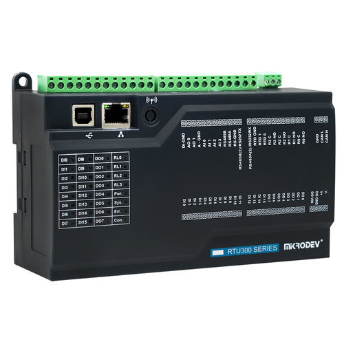RTU Modbus TCP - RTU301-E1N-GA4-B7001 - Mikrodev - Ethernet / RS-485 / IEC 60870-5-104