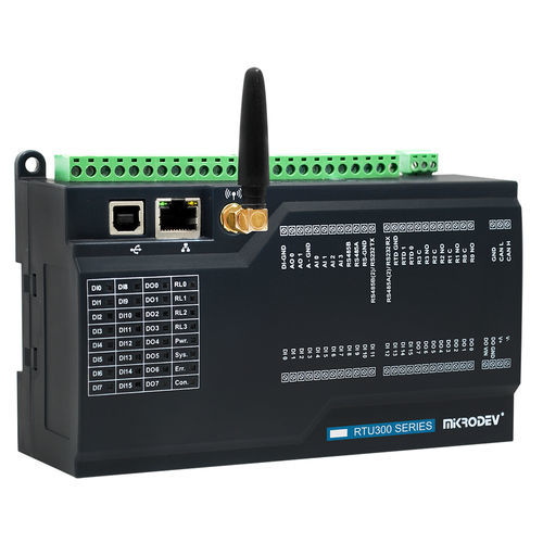 RTU GSM - RTU330-E1L-GA5-B7000 - Mikrodev - Modbus TCP / Ethernet / RS-232