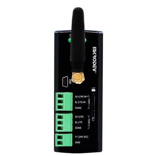 Convertisseur de protocole - MMS100-E0G-GC1-B0016 - Mikrodev - M-Bus / RS-485 / Modbus