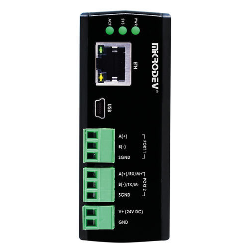 Convertisseur de protocole - MDC100-E1N-GC3-B0002 - Mikrodev - Ethernet / RS-485 / Modbus