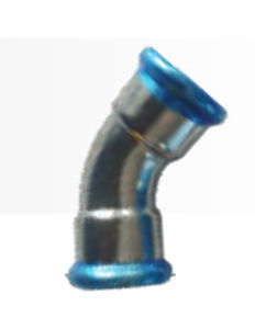 Raccord hydraulique - 542 04 0000 02 - Airpipe Europe - pour gaz / à emboîtement / coudé à 45°