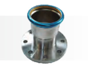 Bride pour tuyaux - 542 70 0500 02 - Airpipe Europe - en acier inoxydable / percée