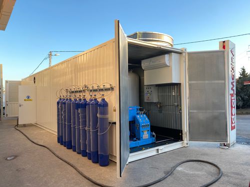 Remplisseuse de bouteilles d'oxygène - IDEAL MAKINA - pour bouteilles / de gaz / d'oxygène