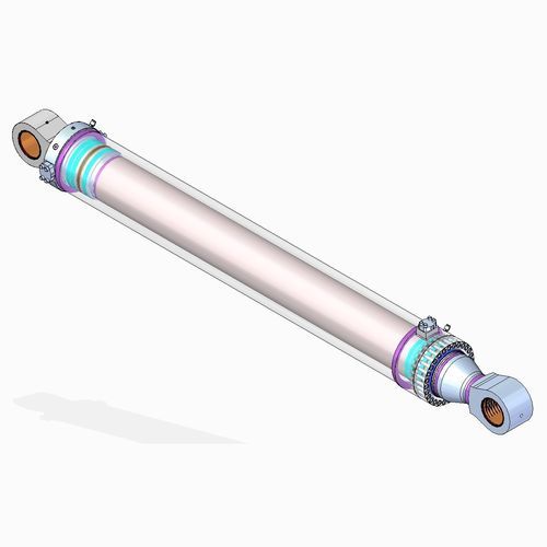 Vérin double effet - HIDROMEC - hydraulique / en acier / robuste