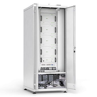 Armoire de stockage - N-Series - SFC Energy AG - porte-batterie / au sol / modulaire