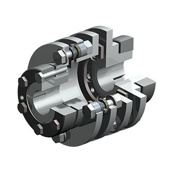 Accouplement à membrane - 338  - Maschinenfabrik Mönninghoff GmbH & Co. KG - à disque / double / en acier inoxydable