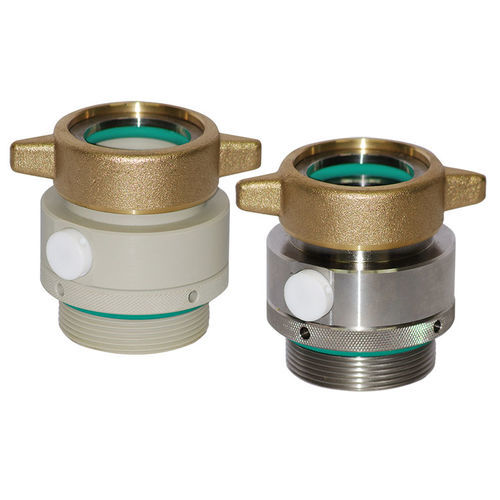 Adaptateur de fût étanche aux émissions - 9026 - Dr. Jessberger GmbH - de filetage / pour tuyaux / en inox