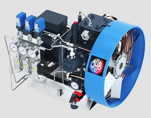 Compresseur à piston - V 700/350 N4 - J.A. Becker & Söhne GmbH & Co. KG - d'azote / à moteur électrique / stationnaire