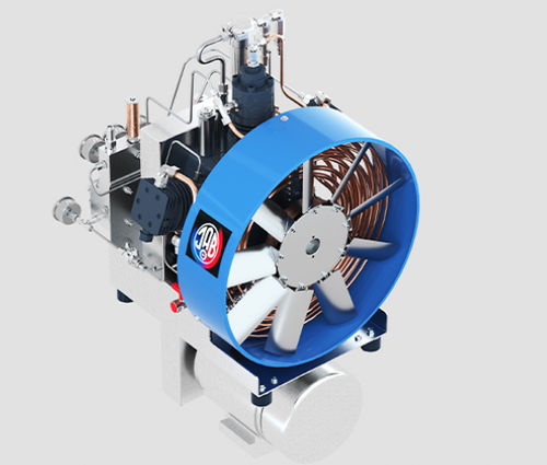 Compresseur à piston - V 5635/350 N - J.A. Becker & Söhne GmbH & Co. KG - d'azote / à moteur électrique / stationnaire