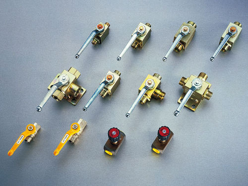 Vanne à boisseau sphérique - Gebr. Held Hydraulik Technischer Großhandel GmbH - à levier / pneumatique / à régulation de débit