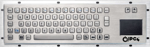 Clavier de bureau - IPC4-KBRD-TP-8607-EN - IPC4 - ICC Digital Industrial Technologies Bv - à touches mécaniques / 67 touches / avec pavé tactile