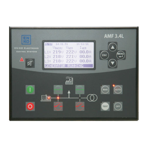 Contrôleur de groupe électrogène de contrôle automatique du secteur - AMF 3.4L  - ENKO Elektronik Kontrol Sistemleri San. ve Tic. Ltd. Sti. - triphasé