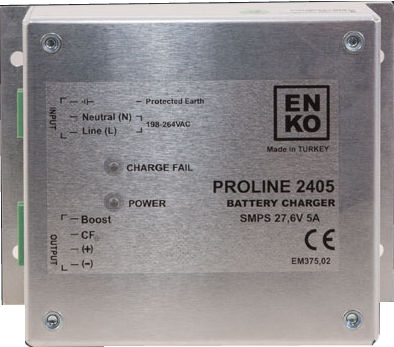 Chargeur de batterie pour montage sur panneau - EBC 2405 - ENKO Elektronik Kontrol Sistemleri San. ve Tic. Ltd. Sti. - plomb-acide / à découpage