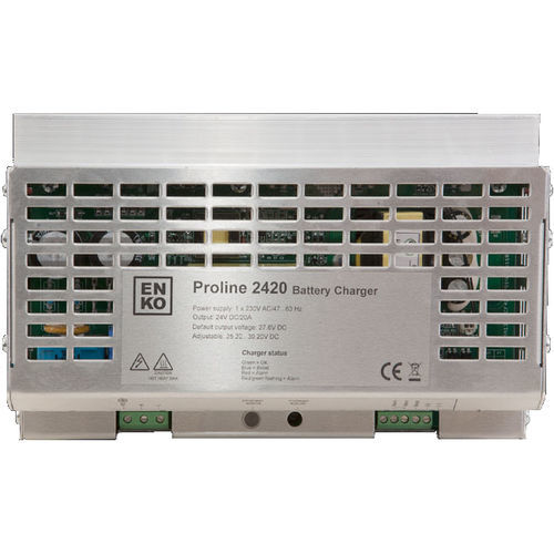 Chargeur de batterie sur rail-DIN - EBC 2420 - ENKO Elektronik Kontrol Sistemleri San. ve Tic. Ltd. Sti. - plomb-acide / à découpage