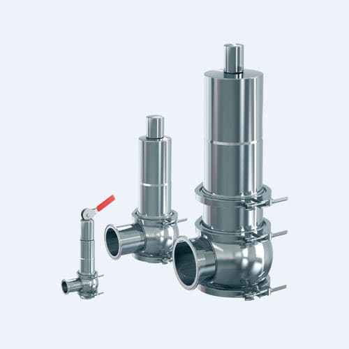Soupape de décharge à gaz - 4000 - Goetze KG Armaturen - à air / pour applications hygiéniques / en acier inoxydable