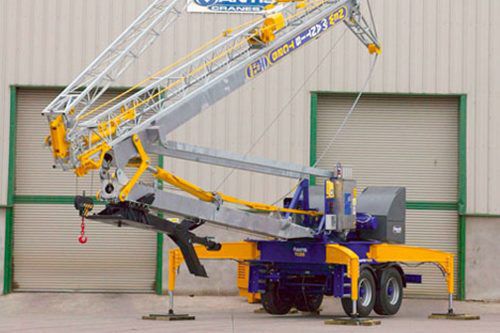 Grue montée sur remorque - TC25 - Mantis Cranes - télescopique / articulée / à montage automatisé