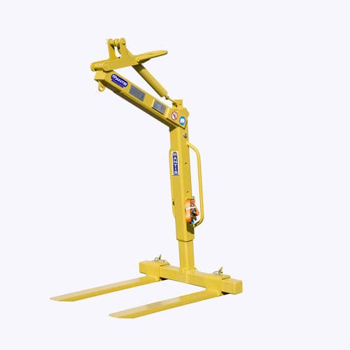 Appareil de levage à levier - Mantis Cranes - à fourche / pour constructions / pour l'industrie