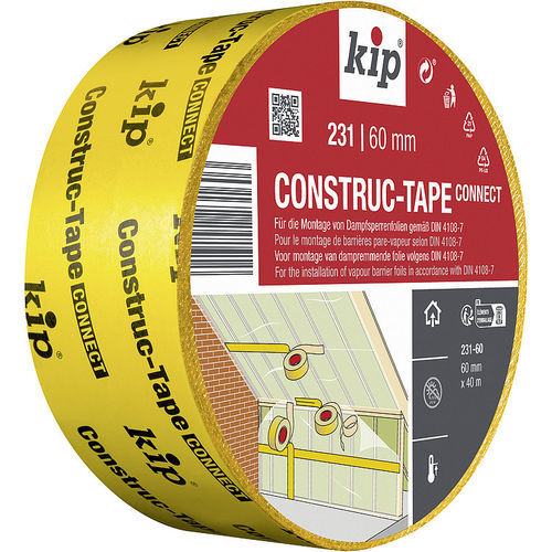 Ruban d'étanchéité - 231 Construc-Tape - KIP - en papier / étanche