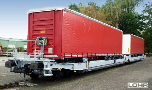 Transporteur spécial - UIC series - Lohr - pour conteneur