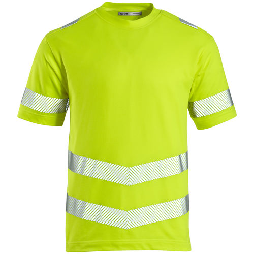 T-shirt haute visibilité - CWS - de travail / à protection UV / en coton