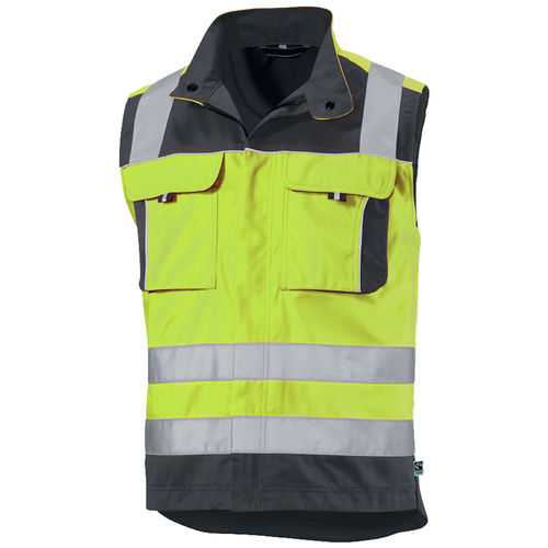Gilet de travail - CWS - haute visibilité / en polyester / en coton