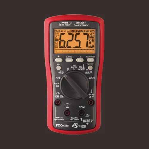Multimètre numérique 6000 points - BM2257 - BRYMEN - portable / 600 V / CAT III