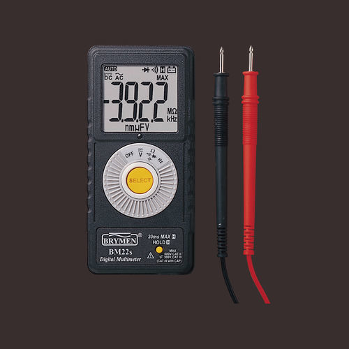 Multimètre de poche - BM22s - BRYMEN - numérique 6000 points / 300 V / 600 V