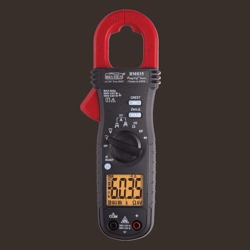 Pince multimètre numérique 6000 points - BM035 - BRYMEN - portable / 300 V / 600 V