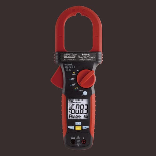 Pince multimètre numérique 6000 points - BM083 - BRYMEN - portable / 1000 V / 600 V