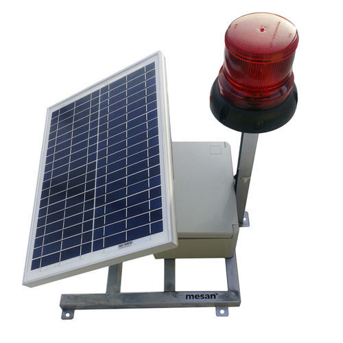 Balise d'obstruction alimenté en énergie solaire - MS 151 - MESAN ELEKTRIK MÜM. SAN. A.Ş.