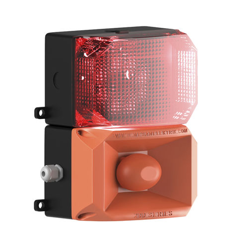 Diffuseur d'alarme sonore avec feu à LED - MS 222 - MESAN ELEKTRIK MÜM. SAN. A.Ş.