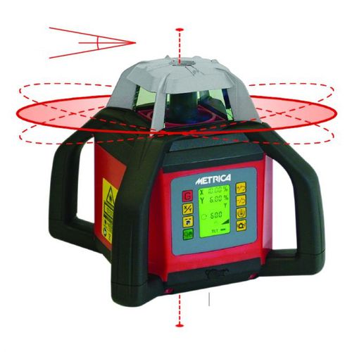Laser automatique - 61345 - Metrica - sur batterie / avec 2 faisceaux / horizontal