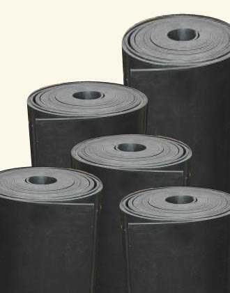 Feuille en caoutchouc en caoutchouc naturel - Oliver Rubber Industries LLP - résistant à l'abrasion / résistant à l'huile / en rouleaux