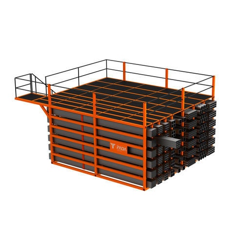 Mezzanine industrielle avec système de rangement - PSS - Fada Engineering - pour profilés / pour entrepôt