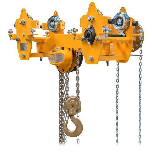 Chariot pour palan manuel - KITO Corporation - articulé / ATEX