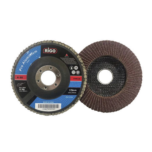 Disque à lamelle pour acier inoxydable - 10FA series - DanYang Rigo Abrasives Co., Ltd. - de finition / en oxyde d'aluminium / de polissage