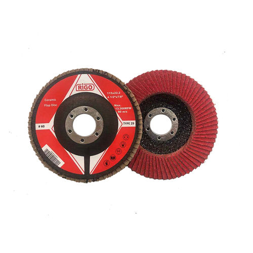 Disque à lamelle pour acier inoxydable - 10FC series - DanYang Rigo Abrasives Co., Ltd. - de finition / en céramique / de polissage