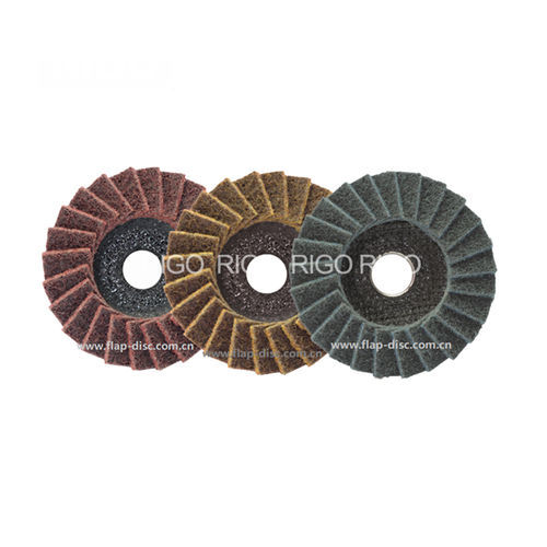 Disque à lamelle non tissé - 10FN series - DanYang Rigo Abrasives Co., Ltd. - pour acier inoxydable / de finition / de polissage