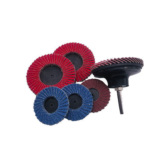 Disque à lamelle pour acier inoxydable - DanYang Rigo Abrasives Co., Ltd. - en céramique / en oxyde d'aluminium / sur support en plastique