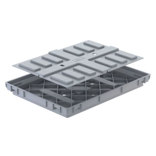 Plateau en polypropylène - BOX4030 series - ROBOTUNITS ITALIA SRL - d'égouttage