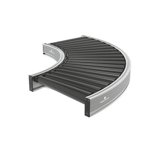 Convoyeur à rouleaux - R5C - Robotunits GmbH - courbe / de transport / à accumulation
