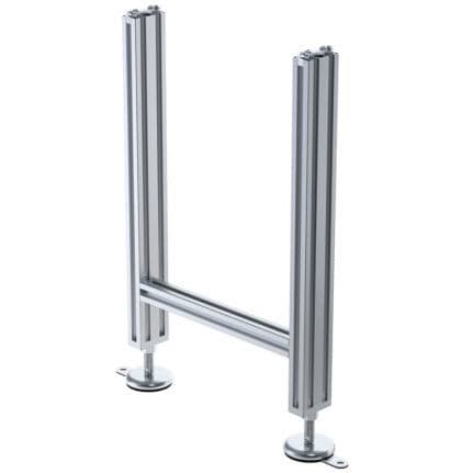 Support de bandes transporteuses - R5F - Robotunits GmbH - en métal