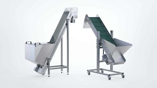 Convoyeur à bande - C4N - Robotunits GmbH - incliné / de transport / de stockage
