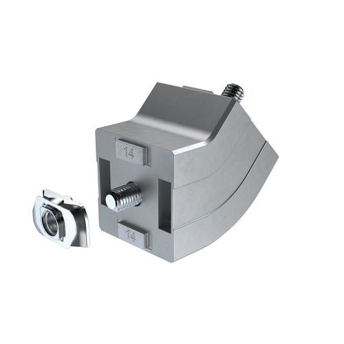 Fixation pour profilés en aluminium - GUS 454 series - Robotunits GmbH - pour chantier de construction / pour applications industrielles / galvanisée